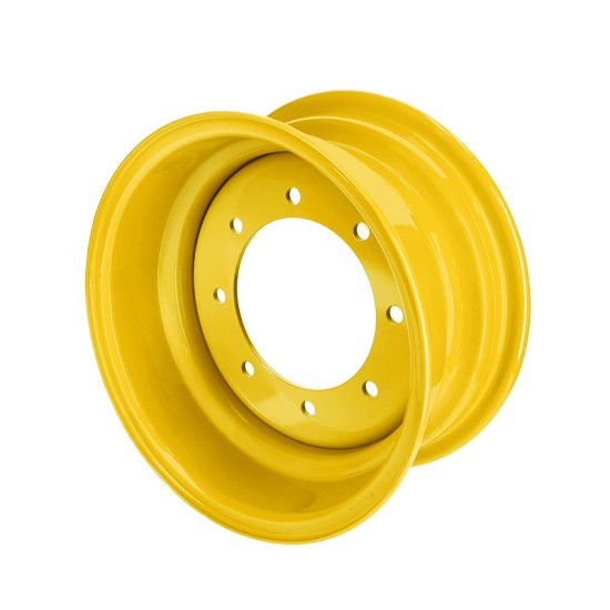 9.00X18 8/221/275 Ø21.5 ET-7 VG KOMATS U YELLOW FAD WHEELS ONE PART KOMATSU WD93R FRONT K